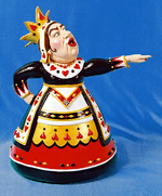 Queen of Hearts sculpture
