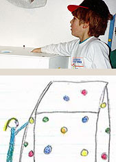 child's drawing of box