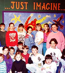 children visit exhibition